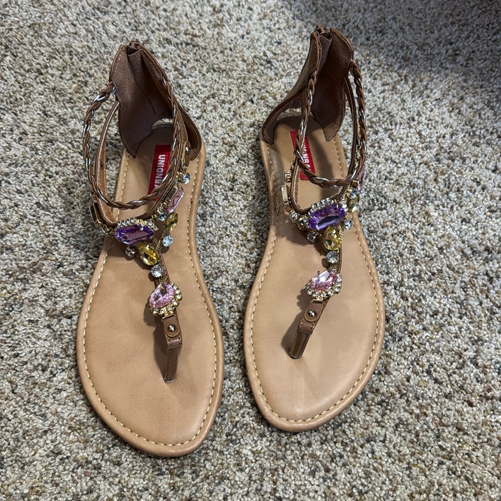 Bedazzled sandals